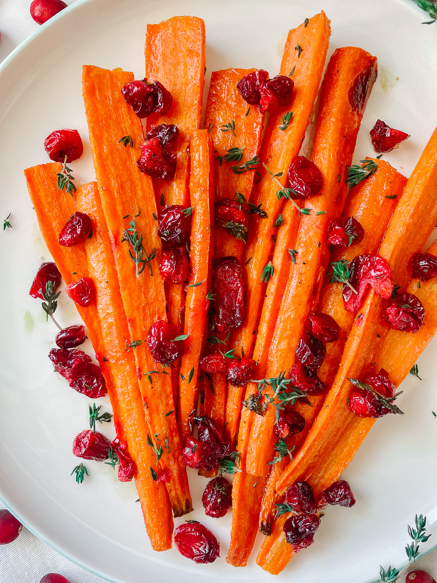 Maple Cranberry Roasted Carrots - Everyday A